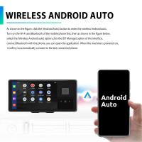 Podofo-Monitor inalámbrico para salpicadero de coche, Carplay, Airplay, Android Cast, compatible con tarjeta TF, cámara de respaldo, 10,36 pulgadas - details 2