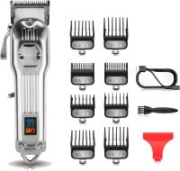 Casa Sofía- PRITECH Cortar Pelo Profesional, Cortapelos Hombre y Recortadora de Barba (13Pcs/Inalámbrico/Recargable/USB/LCD Pantalla/2000mAh/4h), Recortador Pelo Barba Kit para Familia, Peluqueros. - details 0