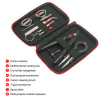 Kit De Herramientas Para Vape 9 En 1 Mini Billetera De Vape Con Jig De Bobina Aretes Y Tijeras Herramientas De Reparación Para Cigarrillos Accesorios De Vape - details 8