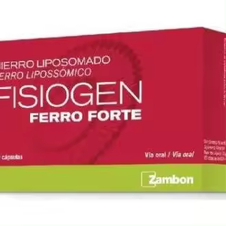 Zambon FISIOGEN FERRO FORTE 30 CAPSULAS Suplemento de Hierro - 1