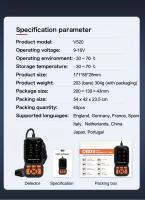 Lector De Códigos Diagnósticos OBDII Profesional Con Datos En Tiempo Real Herramienta Para Verificar Luz Del Motor Cloud Printing - details 1