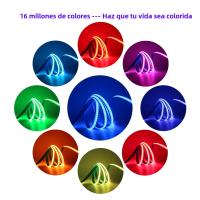 Tira De LED COB RGB Flexible 12V 1M 2M 3M 4M 5M 576/756LEDs Para Decoración De Habitación Y Sala De Estar Luces Neón SMD5050 Sin Certificación - details 4