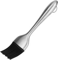 Cepillo de aceite de barbacoa resistente al calor cepillo de pastelería de silicona herramienta de asado con mango de acero inoxidable para hornear, 20cm - details 1