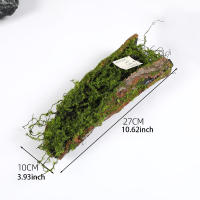 Bloques De Molusco Para Plantación De Hierba Falso De Madera Verde Para Decoración De Jardín DIY Estilo Bonsái - details 1