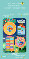 Calendario Visual Para Niños Tablero De Actividades Prescolar Aprendizaje Temprano Juguete Para El Día De La Semana El Mes Y La Estación Del Año - details 6