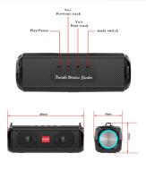 Altavoz Portátil Con Luz LED RGB Y Bluetooth 5.0 EBS-045 Micrófono Integrado Soporte De Tarjeta TF Reproductor De Música Inalámbrico - details 7