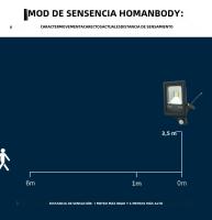 Lámpara De Inundación LED Con Sensor De Movimiento IP65 Impermeable 10W 30W 50W 220V Luz De Punto Exterior Al Aire Libre Reflector De Lámpara - details 10