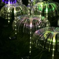 Luz De Jardín Solar De Medusa Colorida Y Gradiente Cadena De Luz Simulación De Fuegos Artificiales Para Paisaje Exterior - details 0