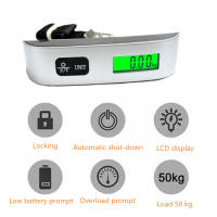 Báscula Portátil Digital LCD 110lb/50kg Escala Electrónica Para Maletas Viaje Pesaje De Bagaje Y Bolsas Precisión 0.01g Sin Batería Incluida - details 3