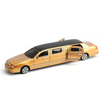 Modelo De Coche De Lujo Diecast Metal Lincoln Stretch Limusina Juguete Educativo Para Colección Puertas Abreable Regalo Para Niños - details 2