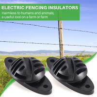 Aislador de valla eléctrica para caballos, ganado, accesorios de cerca eléctrica, accesorio de cerca electrónico, 50 piezas - details 3