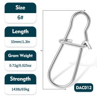 PROBEROS 30Pcs/lot Pinzas De Pesca De Acero Inoxidable Con Reforzamiento Herramientas De Pesca Conector Fuerte Accesorios De Ancilota - details 11