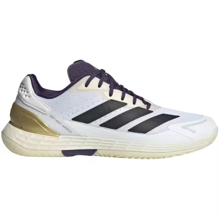Zapatillas Adidas Defiant Speed 2 Blanco Negro Violeta - 1