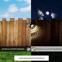 Pack de 8 Foco Solar Exterior - LED Blanco Caliente Decorativo-Luz Solar Exterior/Impermeable de Plástico ABS-Para Pared,Patio - details 2