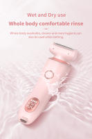 Epilador Eléctrico Para Mujer 2 En 1 Recargable Y a Prueba De Agua Con Doble Cabeza Pelacabello Remover De Cabello Recargable Para Cara Y Cuerpo - details 5