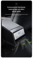 Cubierta De Ventilación Central Trasera Para Tesla Model 3 Highland 2024 Accesorios Interiores De Estilo Para Coche Material Fibra De Carbono Imitada - details 5