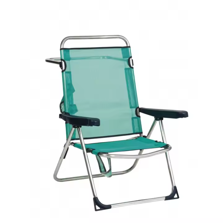 SILLA ALTA PLAYA ALCO ALUMINIO FIBRE COLOR TURQUESA (671ALF-0030) - 1