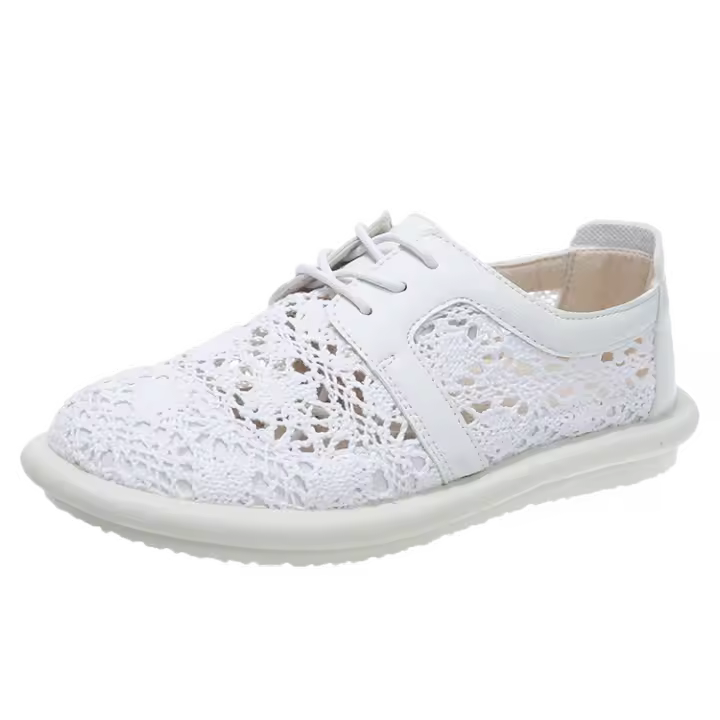 Sandalias De Mujer Verano 2024 Lujo Diseñador Zapatos De Cuero Transpirables Plataforma Casual Sandalias Para Damas - 1