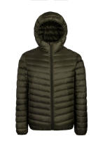 Chaqueta De Pollo Blanca 90% Para Hombres Super Ligera Con Capucha Chaqueta Térmica Casual Cierre De Cremallera Largo Regular - details 9