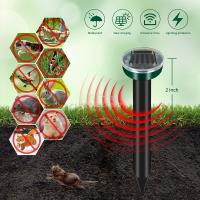 Repelente Ultrasonido Solar Electrónico Repelente De Ratas Serpientes Insectos Alta Potencia Vibración Batería Integrada IP64 Exposición Solar Para Exterior - details 14