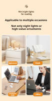 Lámpara De Lectura LED Mini Plegable Con Clip Y Recarga USB Protección Ocular 3 Colores Luz Nocturna Para Mesa Portátil - details 9