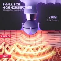 Masajeador Eléctrico De Masaje Mini Potente Relajante Muscular Profundo Con Motor Sin Escobillas Alivio Del Dolor Esbeltez Deportiva Para Fitness - details 7