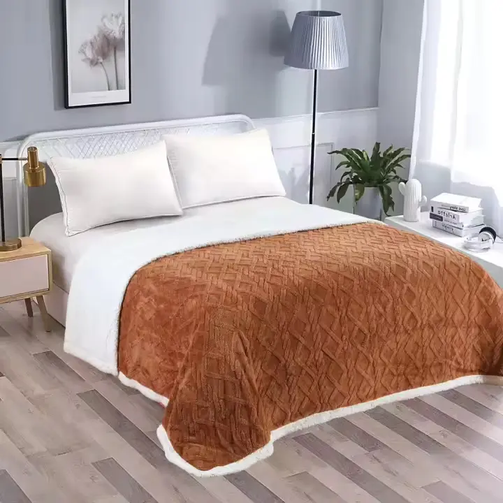 MIRAMAX-Mantas Polar Invierno de Sherpa Multiuso con Microfibra Extra Suave y Borreguitos,Manta de Franela Reversible,Manta de Borreguito Sherpa,Cálida, Extra Suave,para Sofá, Dormitorio,3 medidas,130x160cm,160x220cm y 220x240cm - 1