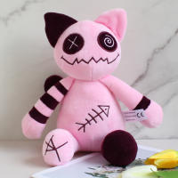 Gato Zombie De Halloween Muñeco De Peluche Animal Suave Rosa Kawaii Muñeco De Peluche Cojín Decoración Para El Hogar Regalo - details 1