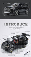 Coche De Lujo SUV LX600 Off-Road a Escala 1:24 Para Niños Y Niñas Con Sonido Y Luz Aleación De Zinc Coche De Accionamiento Por Retroceso Regalo Para Niños - details 4