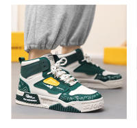 Zapatos De Deporte Para Hombre Con Suela Gruesa Y Transpirables Para Otoño E Invierno Zapatillas De Exterior Con Lona Suave Y Alta Para Actividades Al Aire Libre - details 12