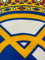 Toalla para Playa Piscina Real Madrid Azul Oficial 70x140cm infantil de microfibra para niños - details 5