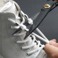 1par De Laces Cierre De Cápulas Metálicas Cierre De Cápula Lazos Para Zapatillas Material De Poliéster Closure De Cápulas Metálicas - details 2