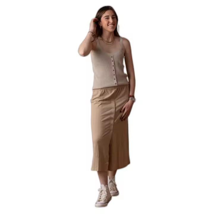 Top Yerse  para mujer en color beige - 1