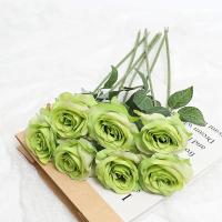 5/10Pcs Bouquet De Flores Artificiales De Rosa Para Decoración De Hogar Boda Centro De Mesa Arreglo Floral Jardín Estilo Seda - details 9