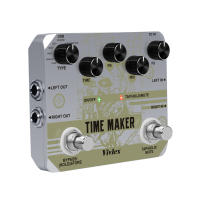 VIVLEX Ultimate Time Maker Pedal De Efectos Para Guitarra Y Bajo Con Función Tap Tempo Y 11 Tipos De Delays En Dual Foot Switch Multi-Box - details 3