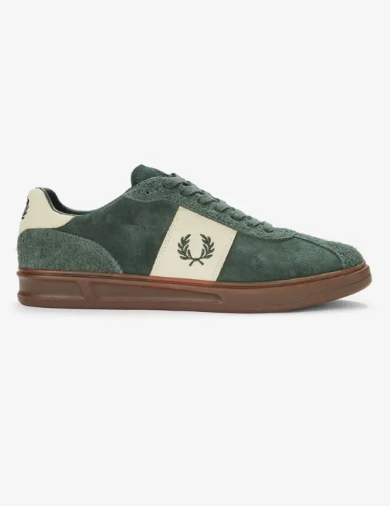 Fred Perry Zapatilla B4 Suede Court Green - 1