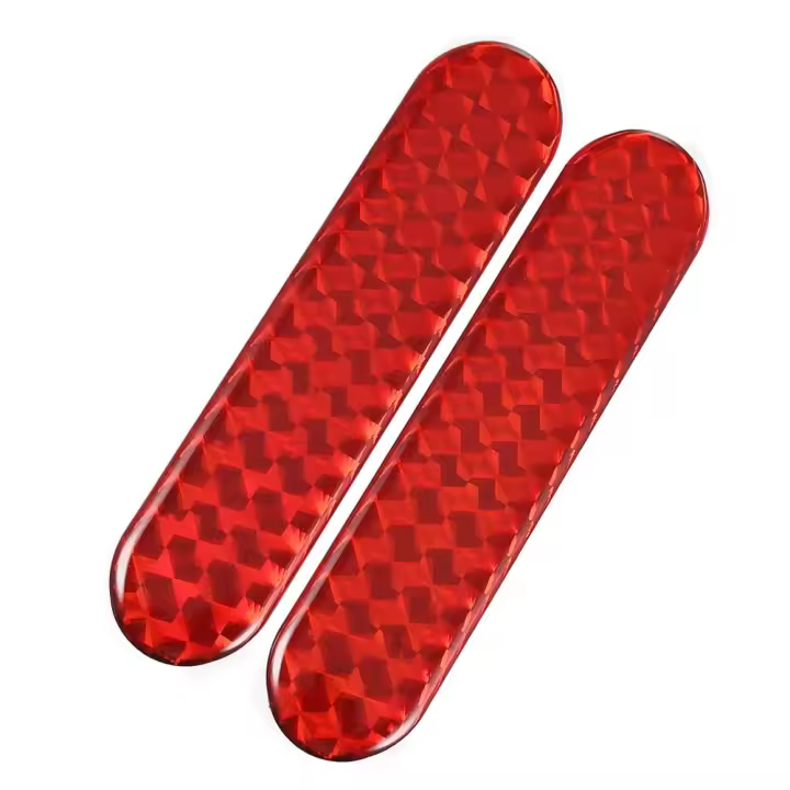 Pegatina Reflejante Para Coche Línea De Ojo Para Borde De Puerta Roja/Amarilla/Azul Seguridad Advertencia Universal 2* - 1