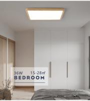 Lámpara De Techo Inteligente Tuya 36W Diseño De Madera LED Con Control De Voz Alexa Google Iluminación Para El Hogar - details 9