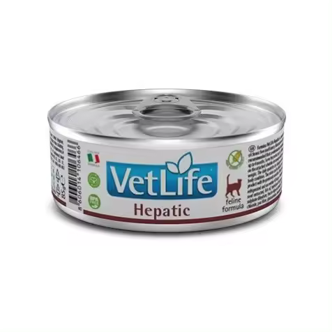 Farmina Vet Life Natural Diet Hepatic Gato Latas 12 x 85 gr - 1
