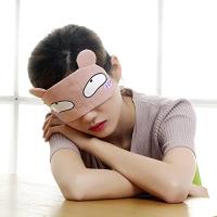 4 Pack, suave mullido dormir ojo máscaras descansando ojo máscaras viajes dormir ojo máscaras niños niñas damas hombres universal - details 0