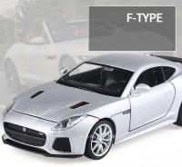Jaguar F-type Modelo De Coche Deportivo a Escala 1:32 Con Puertas Abiertas Y Sonido Luz Vehículo Metálico Para Niños Regalo De Navidad - details 0