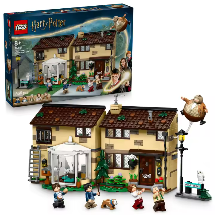 [PREVENTA] LEGO® Harry Potter™ Privet Drive: Visita de Tía Marge Casa Construible, Juego Coleccionable, Set de Aventuras de Fantasía, Obsequio de Cumpleaños para Niños de 8 Años o Más 76451 - 1