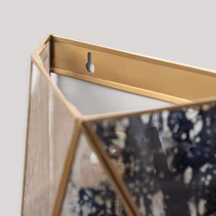 Ledkia Aplique de Pared Metal Cristal Mattina  ILUZZIA Dorado - 1