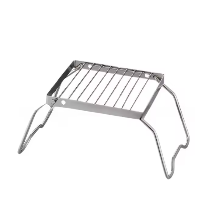 Grill De Camping Plegable Para Campfire En Acero Inoxidable Resistente a La Corrosión Y Alta Temperatura Portátil Para Actividades Al Aire Libre - 1