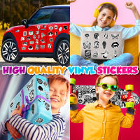 50pcs Pegatinas Góticas Para Adolescentes Boys Estilo Punk Satánico Calavera Horripilante Para Portátil Libro Equipaje - details 6