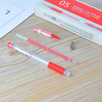 Juego De 4/8 Bolígrafos De Tinta Gel 0.5mm Rojo Para Escuela Y Oficina Suministros De Papelería Estilo Rollerball - details 4