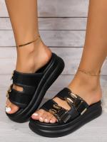 Sandalias De Tobillera Para Mujer Verano 2024 Moda Confortables Con Tacón Medio Y Abiertas Elegantes Y Casuales Suela De Goma Talla Real - details 20