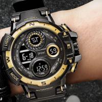 Reloj Digital Militar Para Hombres Reloj Deportivo De Exteriores Resistente Al Agua Con Luz Luminosa Cronógrafo Estudiante Reloj De Pulsera Electrónico - details 20