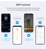 Lámpara De Techo LED Inteligente Zemismart Matter over WiFi CCT Redonda 9W 12W 15W Controlable Con Homekit Alexa Google Home Smartthings App - details 4