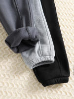 Pantalones Deportivos Casuales Para Niños Tres Pares De Pantalones De Color Sólido Para Salir Pantalones De Correr Para Niños De Cuatro Estaciones - details 4